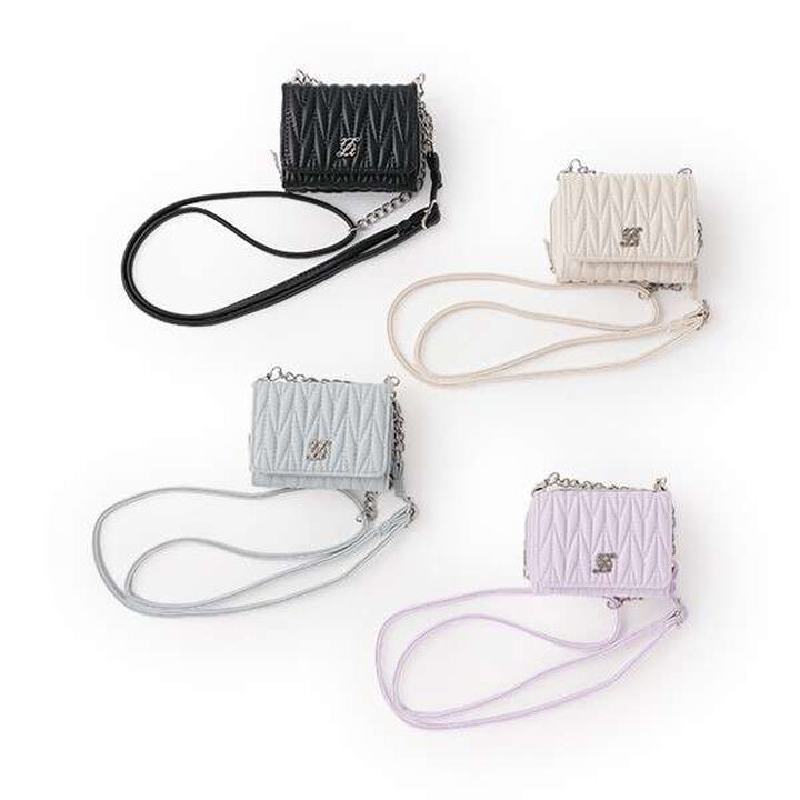 Quilted Tri-Fold Wallet,Lavender, medium image number 9