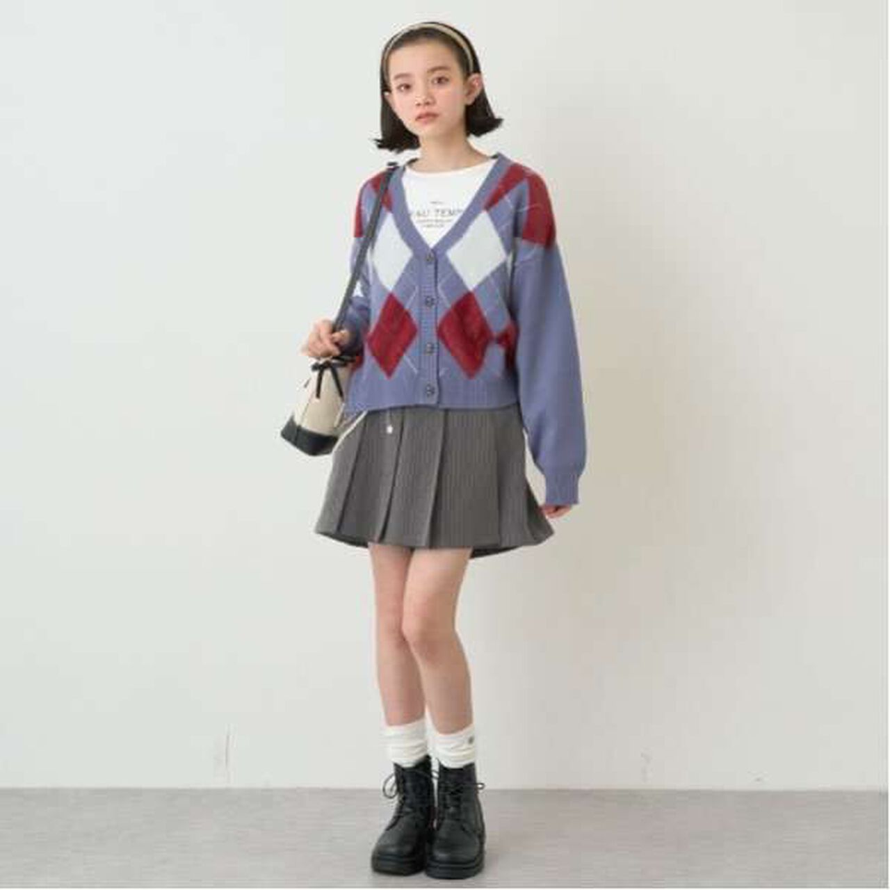 Platform Lace-Up Boots,Black, large image number 2