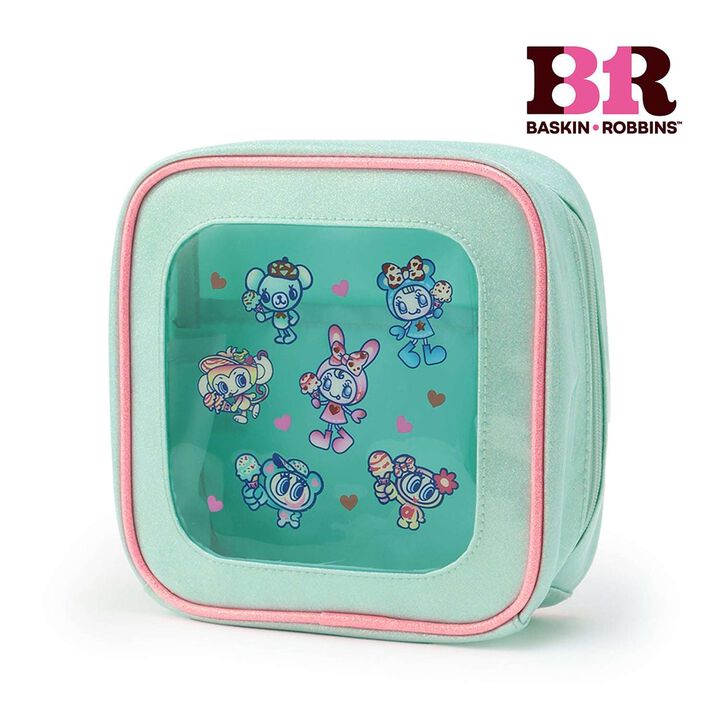 [31 Ice Cream] x Narumiya Characters Square Pouch,Multi color, medium image number 5