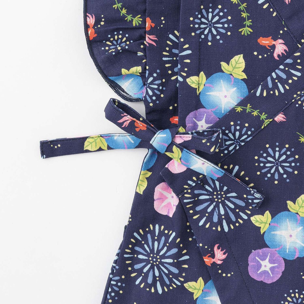 [Web Exclusive] Baby GIRLS Jinbei Set,Navy, large image number 10