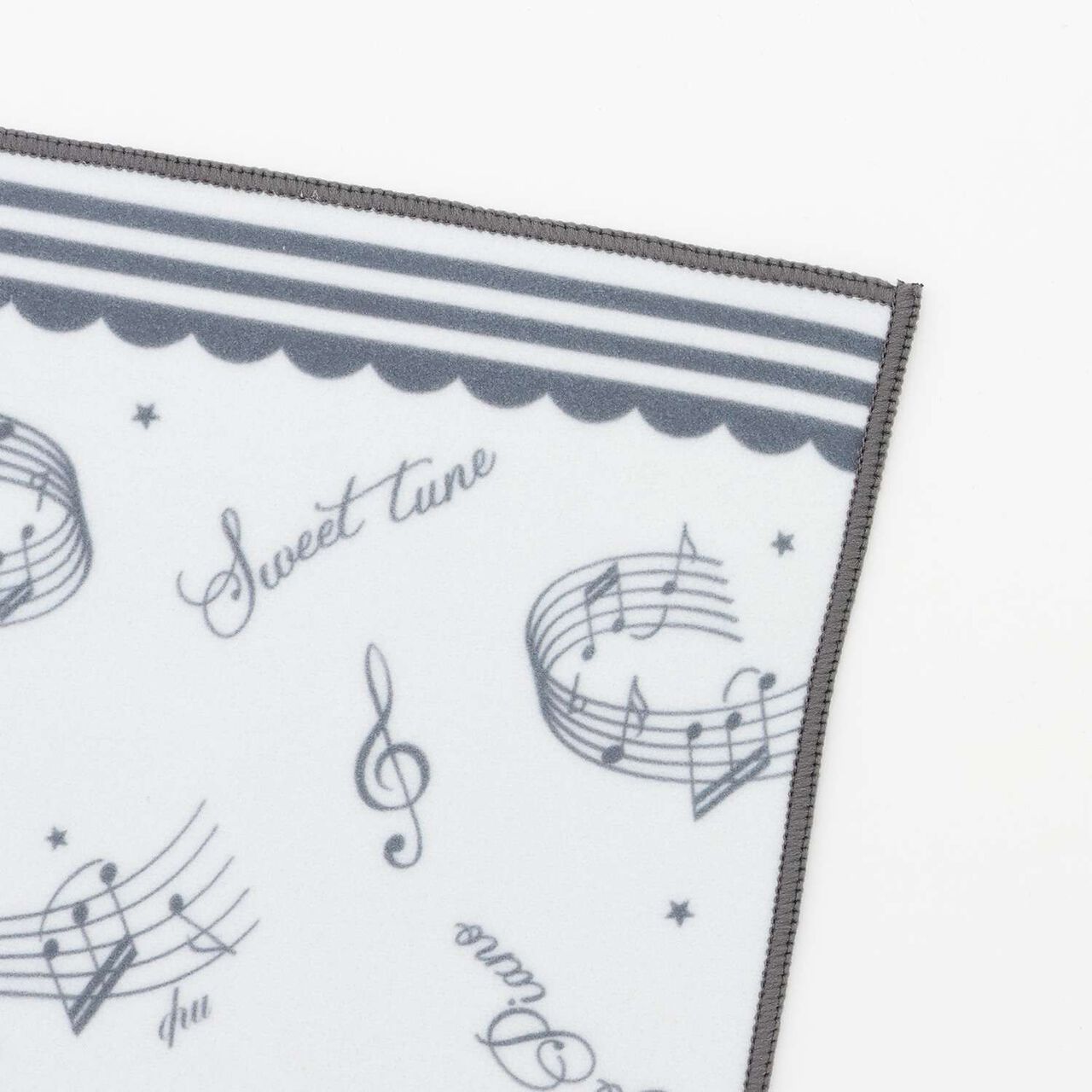 With a melody♪ Stick-On Towel,Ivory, large image number 4
