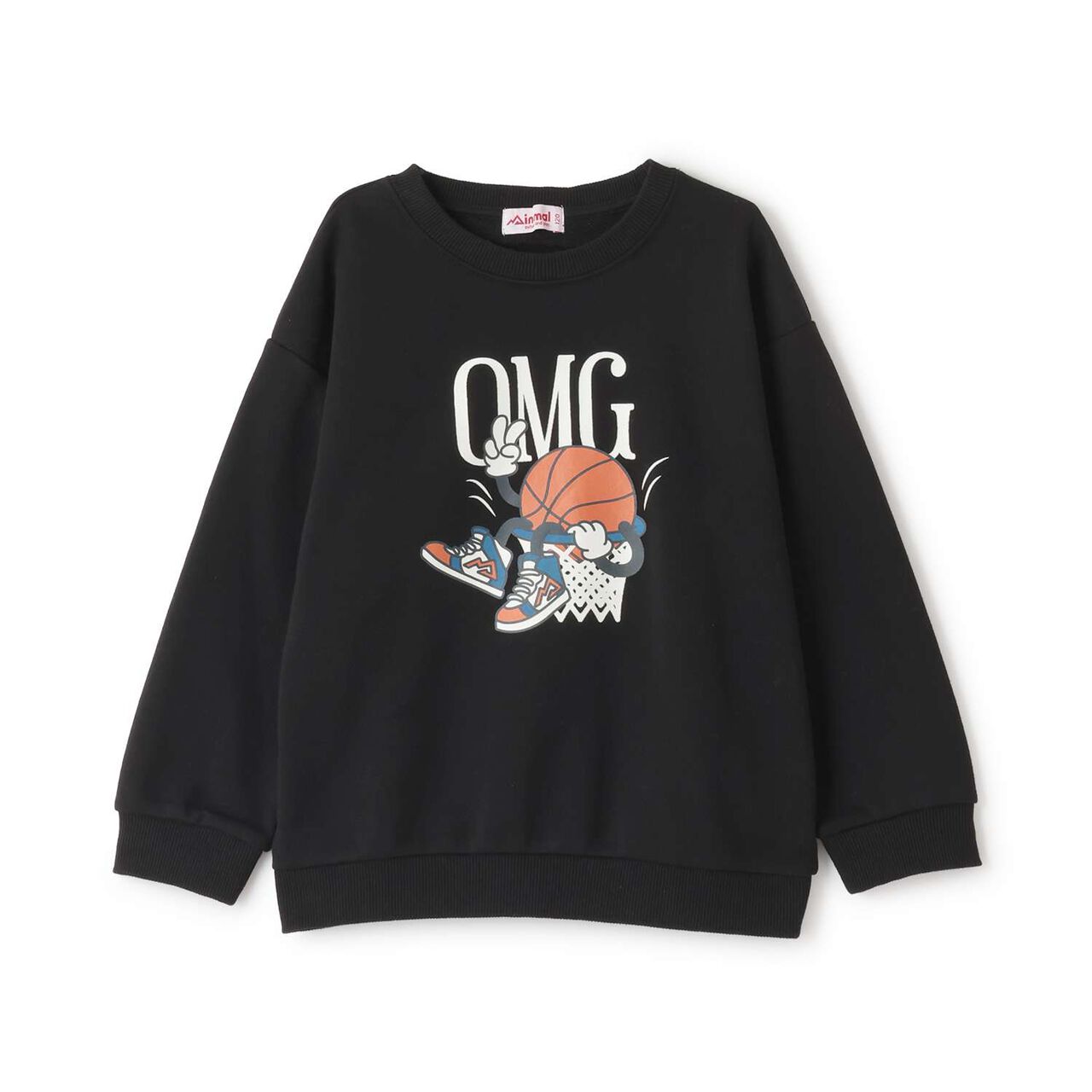 OMG Print Pullover,Blue green, large image number 14