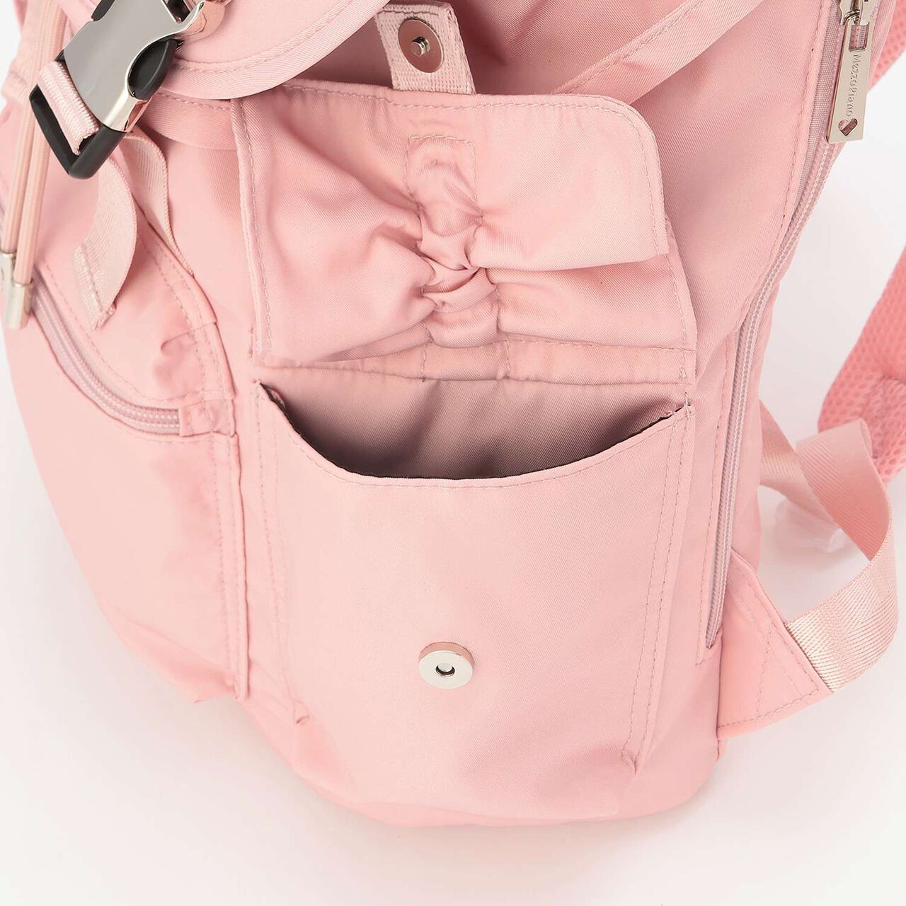 [Water-Repellent] Ribbon Backpack,Black, large image number 10