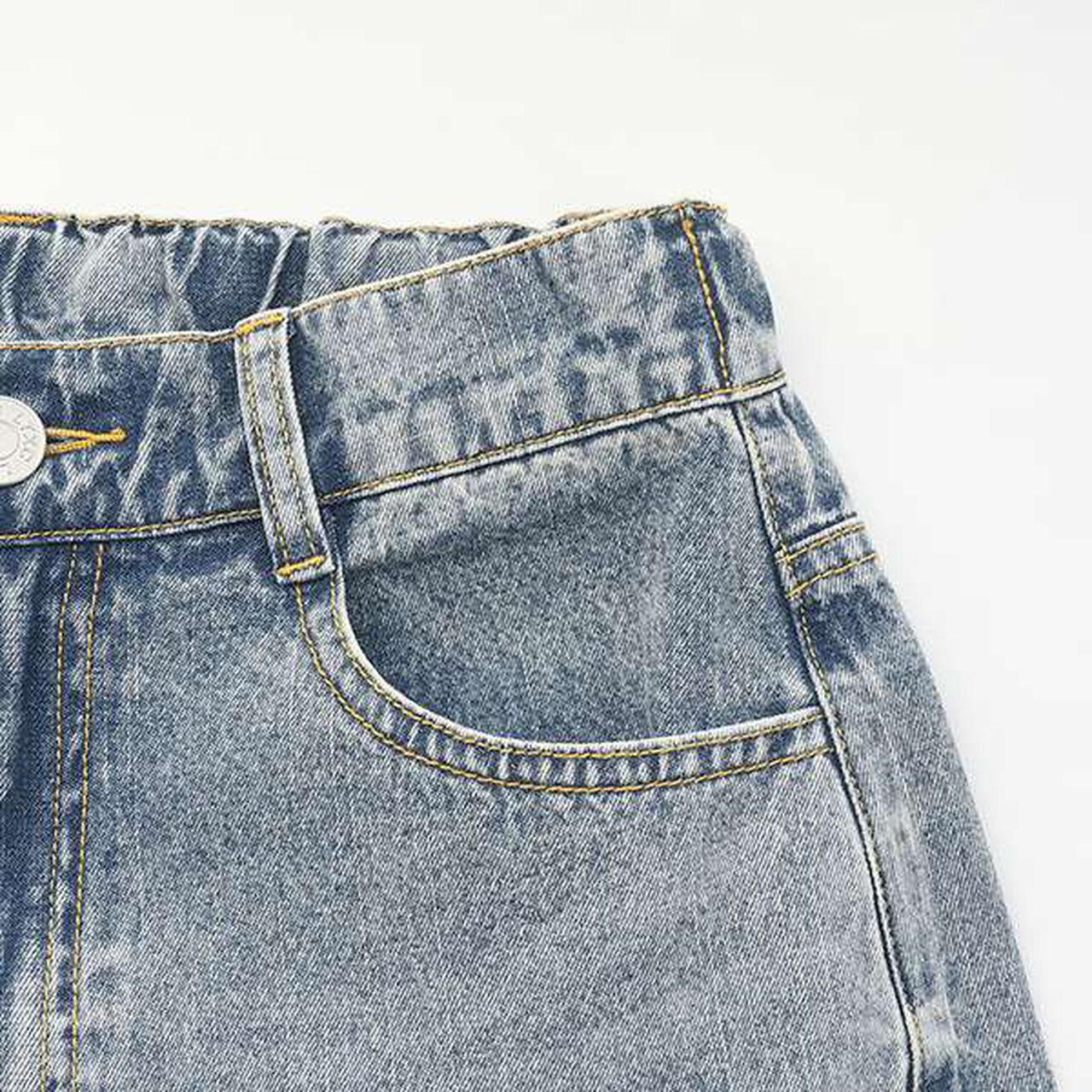 [LTXC] Cool Touch Barrel Leg Light Denim,Blue, large image number 4