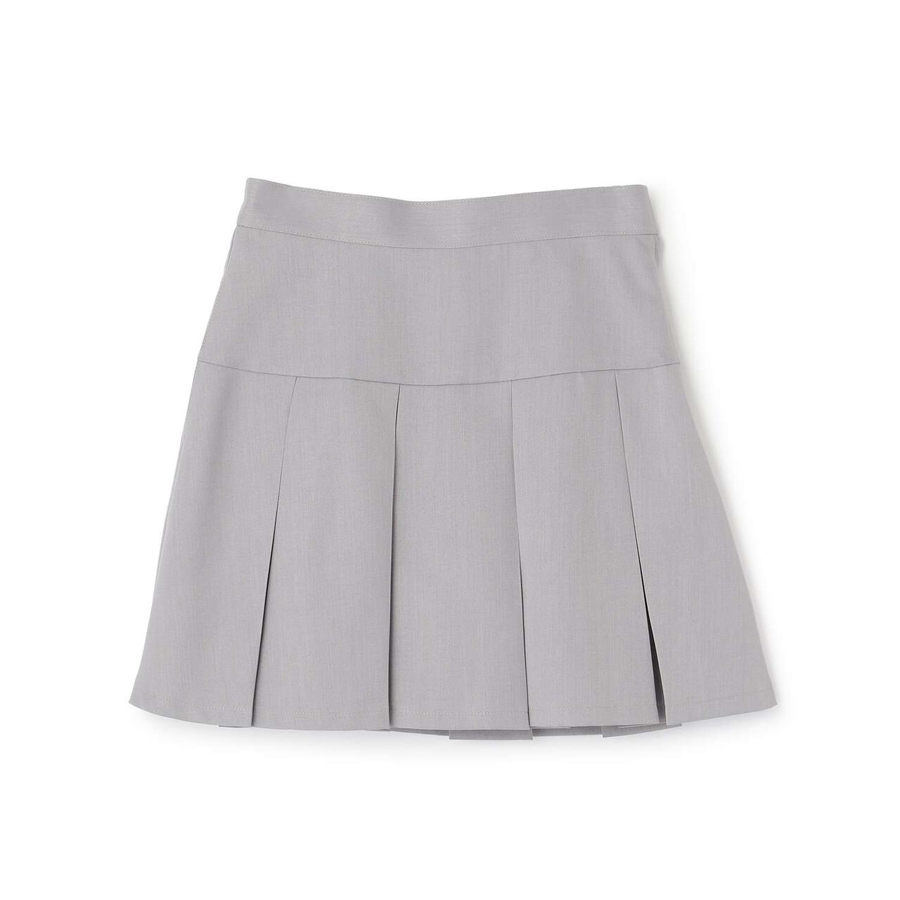 [Graduation Attire] Box Pleated Skirt-Pants,Light gray, large image number 0