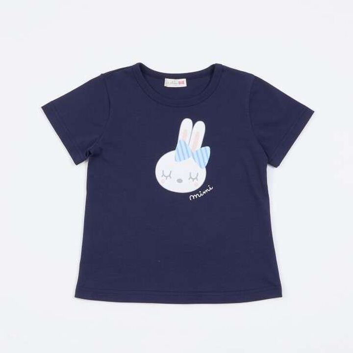 KP Rabbit Back Logo Short Sleeve T-Shirt [100-130],Pink, medium image number 3