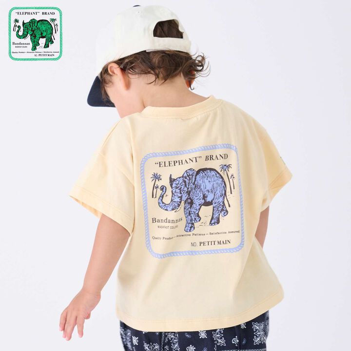 [ELEPHANT/Link] Relaxed Silhouette Kids Short Sleeve T-Shirt,, medium