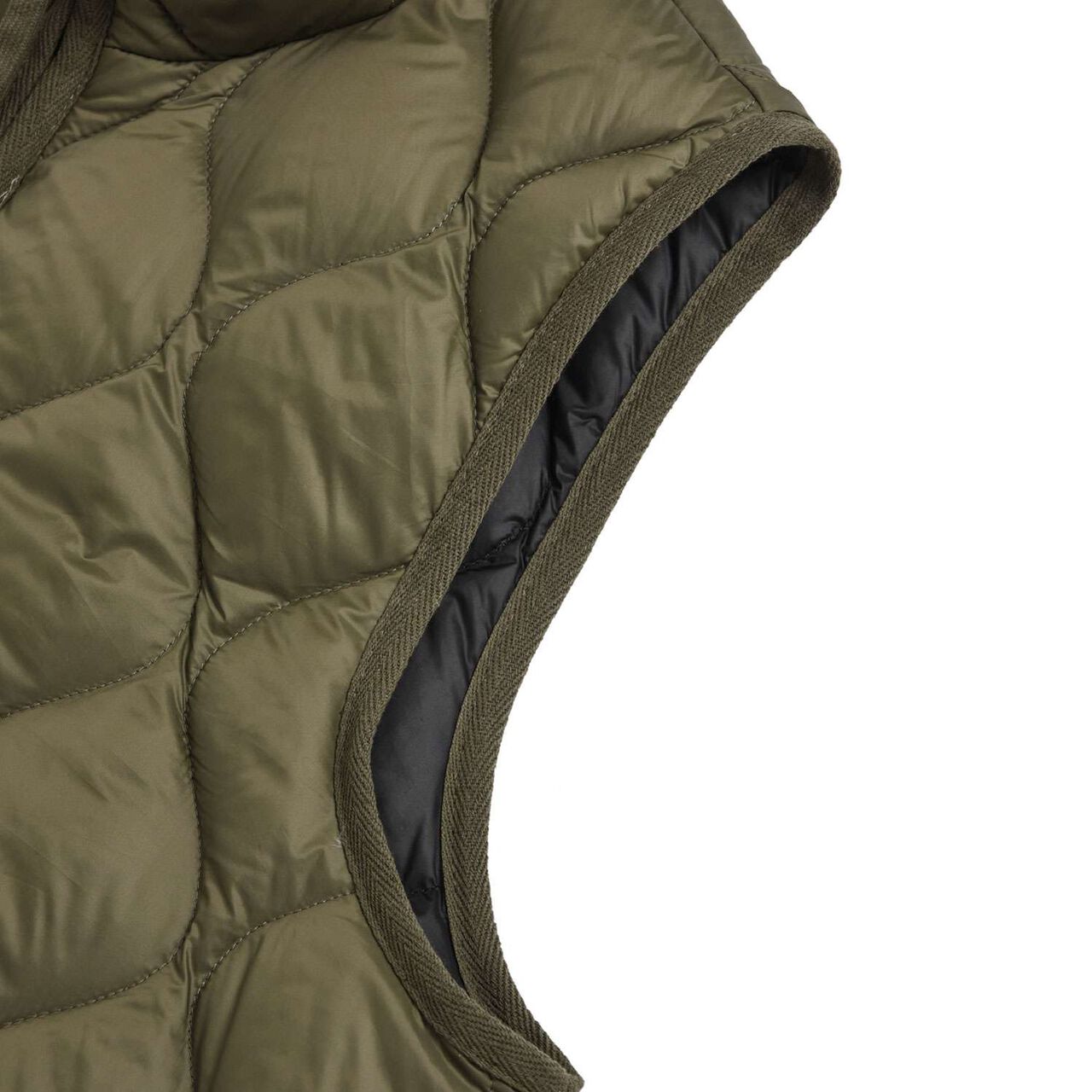 [Parent-Child Matching] [DAD] [TAION] Military V-Neck Down Vest,Black, large image number 7