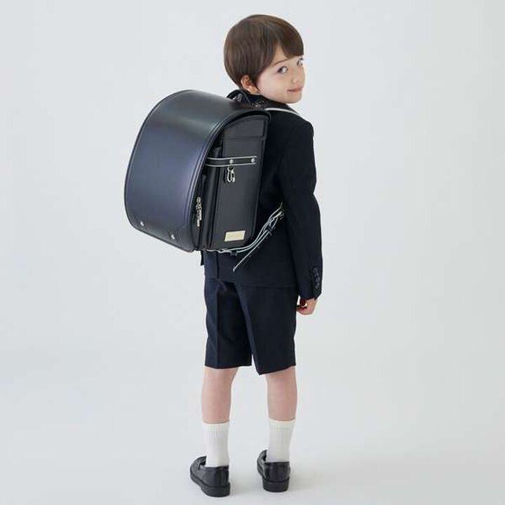 [Web Exclusive] Checkered Pattern School Backpack,Black, medium image number 0