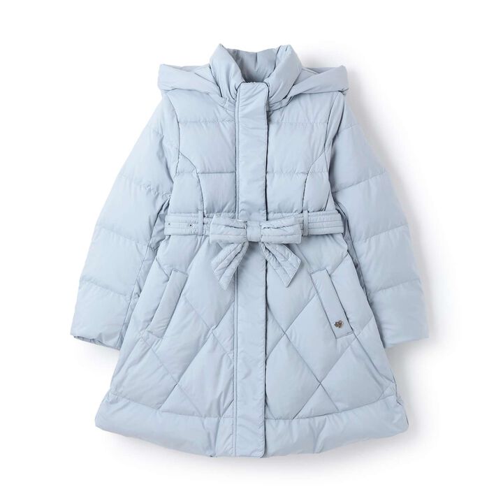 Water-Repellent Ribbon Belt Long Down with Beautiful Silhouette,Pink, medium image number 15