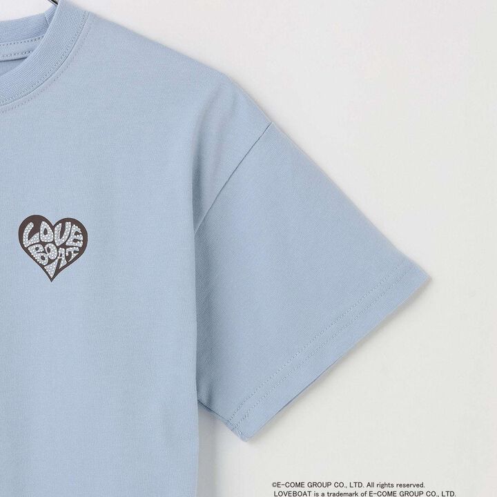 [Parent-Child Matching] LOVEBOAT Loose T-Shirt,Black, medium image number 18