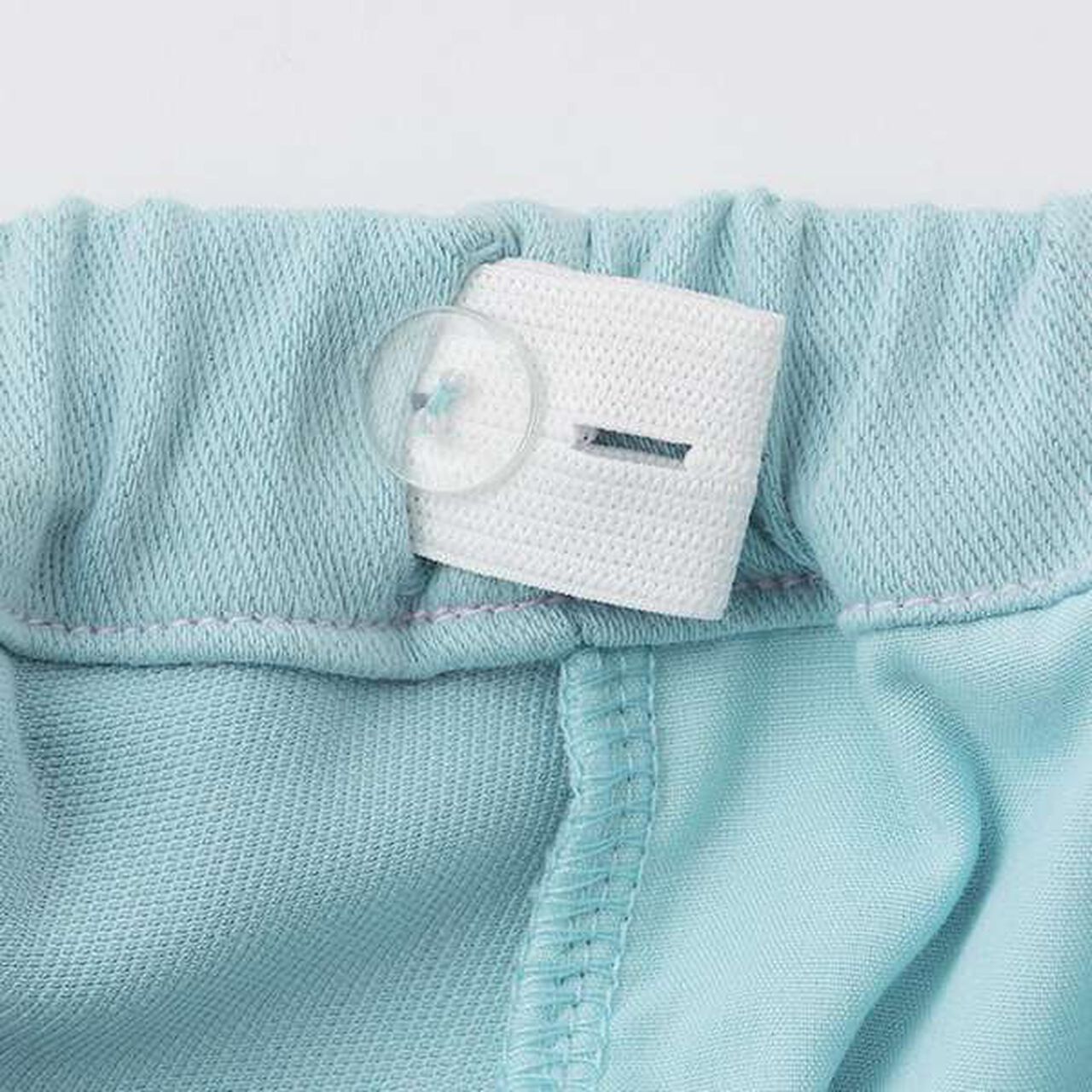 Rabbit Pocket Frill Half Pants,Light blue, large image number 3