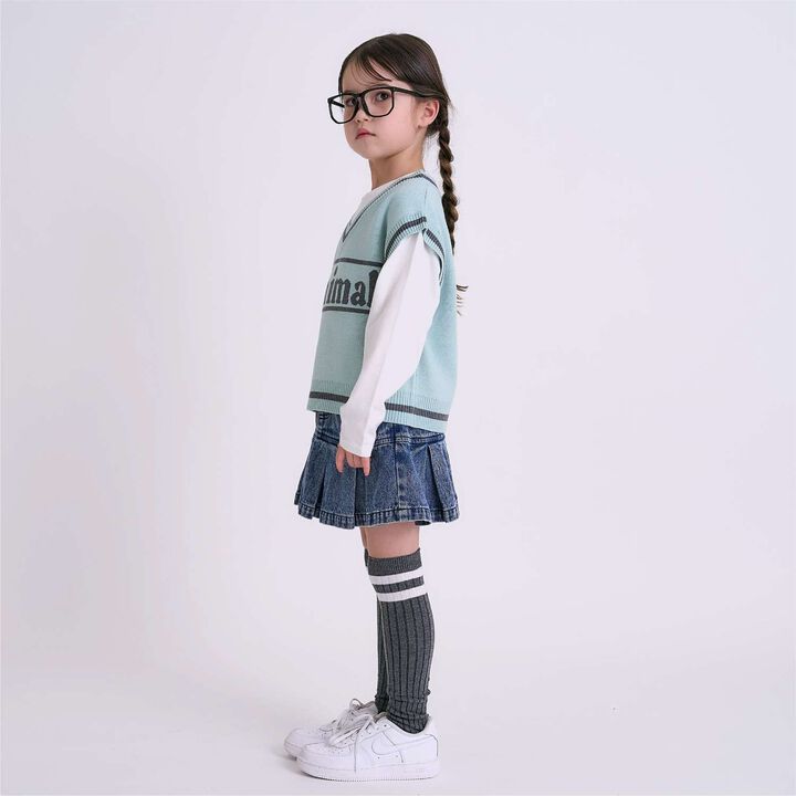 Arael Vest Layered T-Shirt,Lavender, medium image number 5