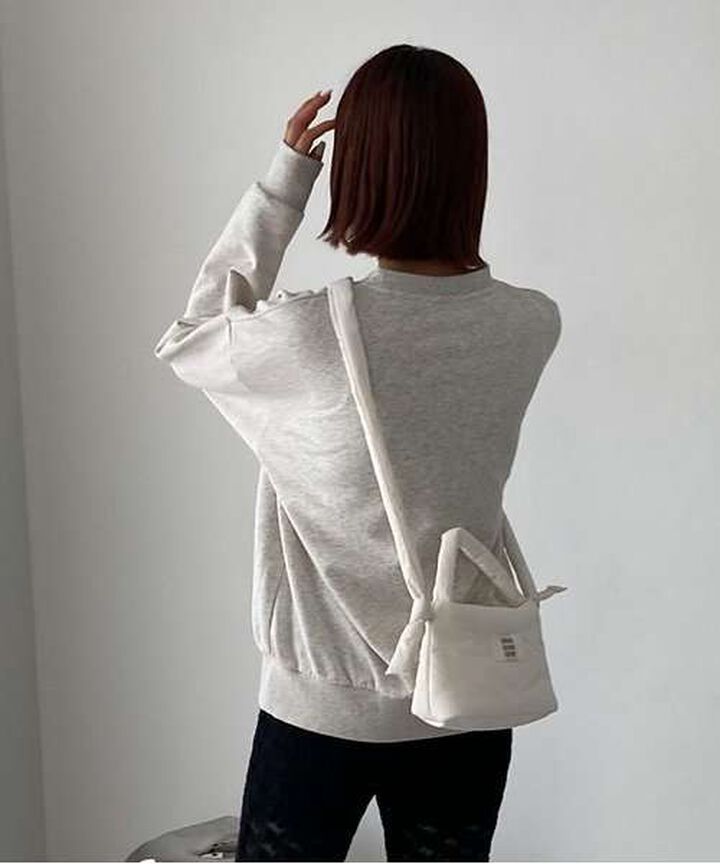 Logo Sweatshirt Pullover,Beige, medium image number 16