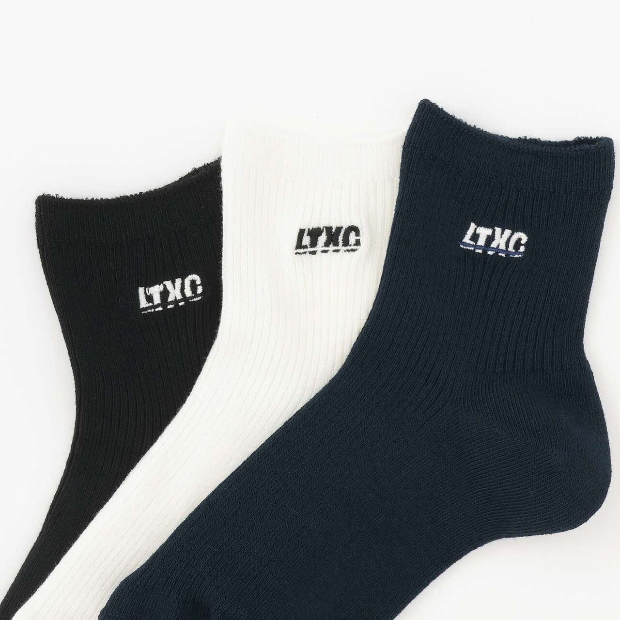 [Durable Toe] [Antibacterial Deodorant] School Socks,White, large image number 2