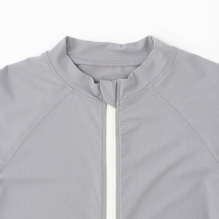 [SWIM] [UV] Full-Zip Mesh Rash Guard [Kids' Clothing] [Boys & Girls],Milky white, medium image number 6
