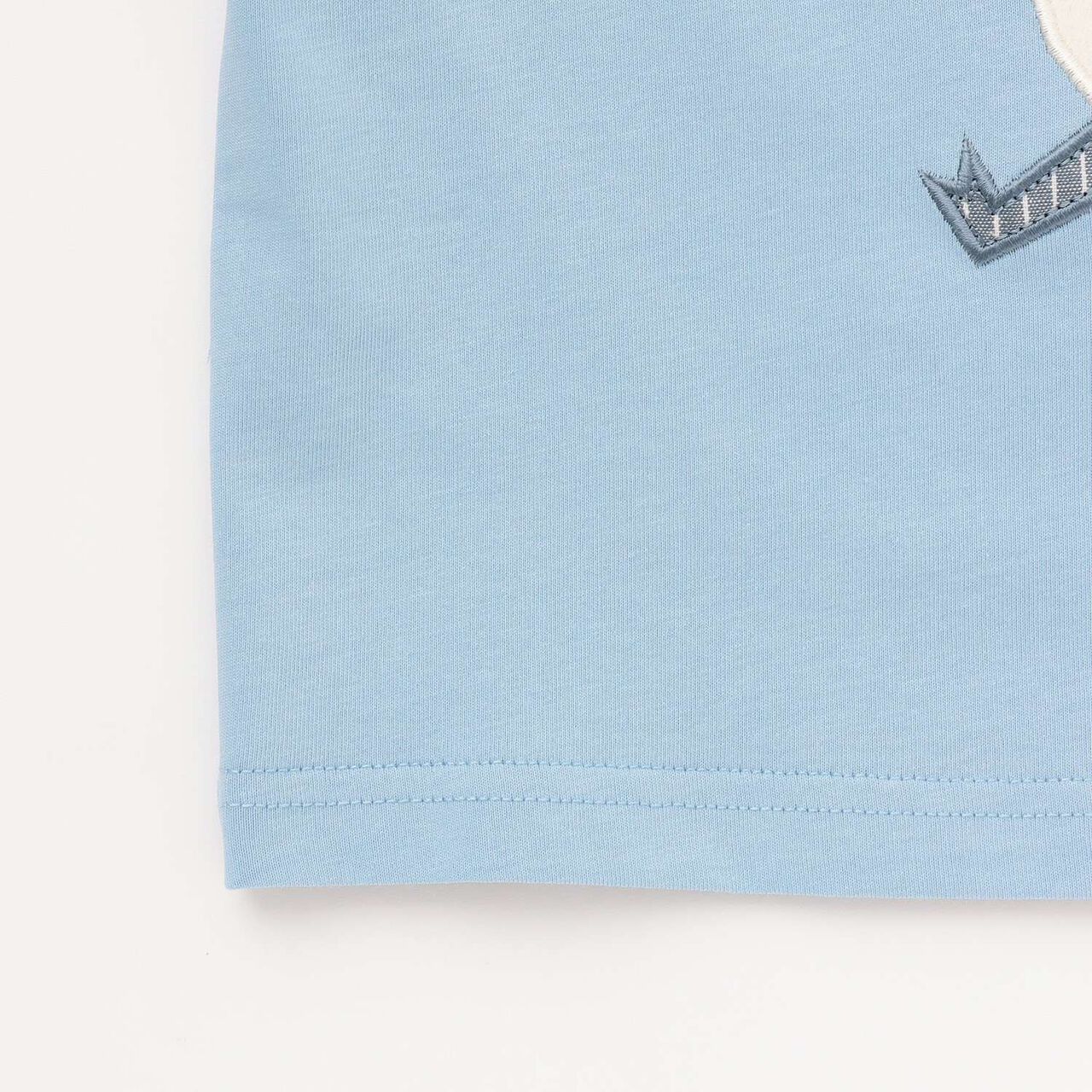 [Popular Item Restocked] [Not Available at Stores] Dinosaur Appliqu&eacute; Short Sleeve T-Shirt,Off white, large image number 5