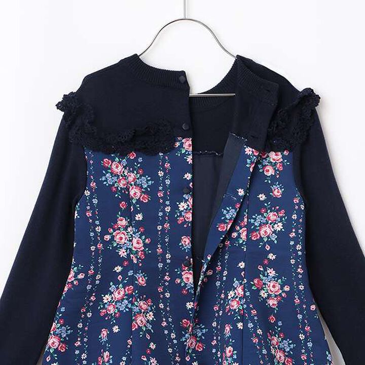 35th Rose Pattern Dress & Bolero Set,Pink, medium image number 14