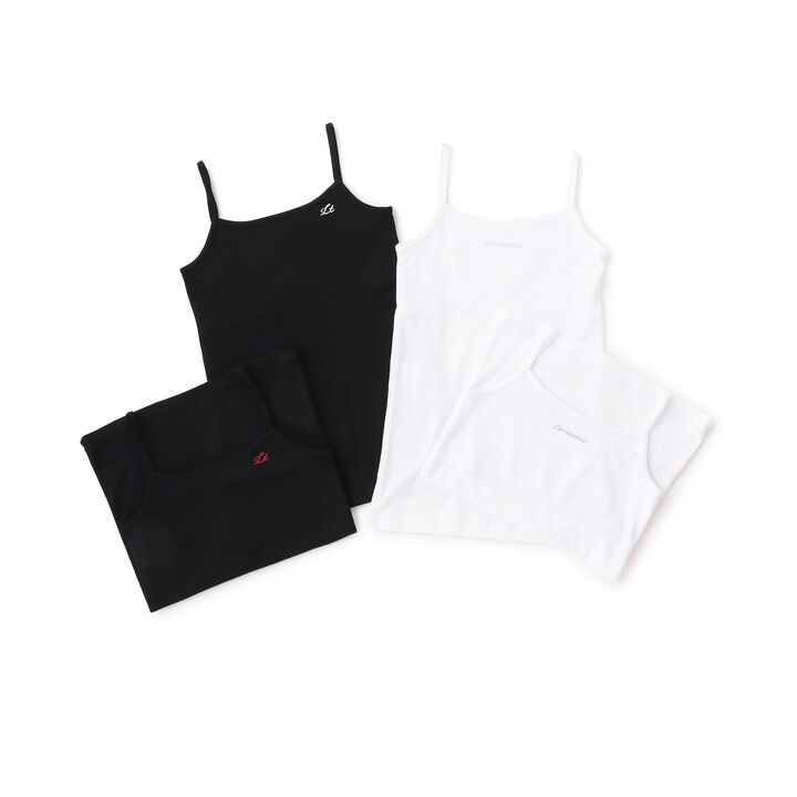 2-Piece Double Layer Camisole Set,Off white, medium image number 7