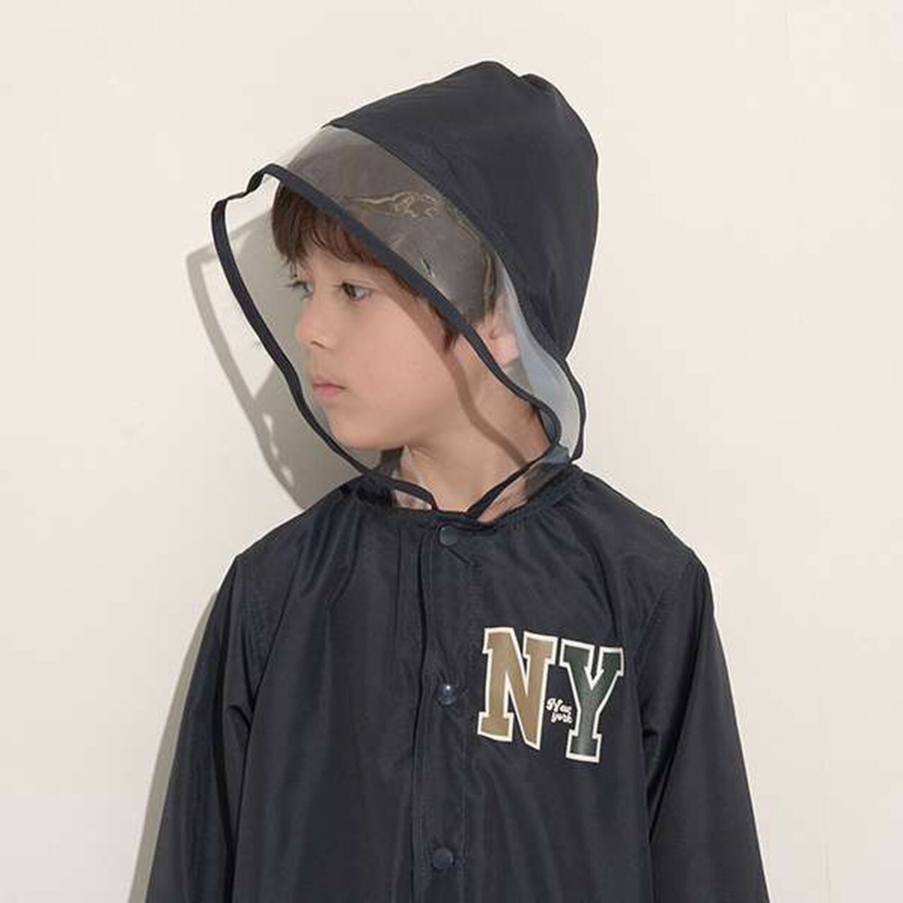 Assorted Raincoat with Storage Bag,Navy, large image number 6