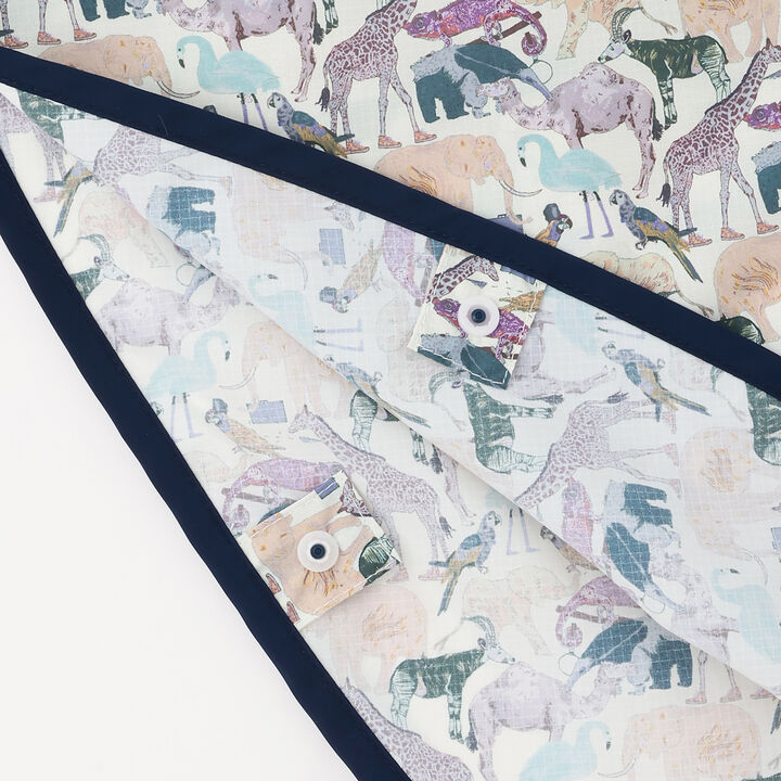 Queue for the Zoo Rain Poncho,Blue, medium image number 4