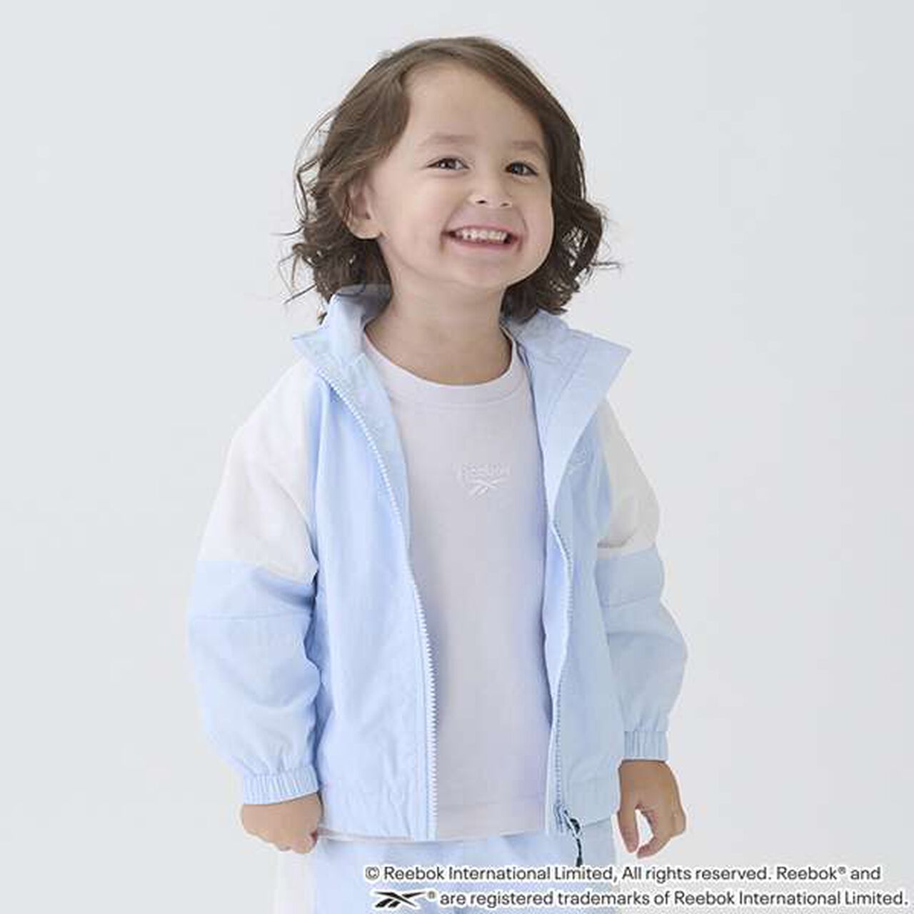 Reebok Color Block Nylon Jacket,Light blue, large image number 0