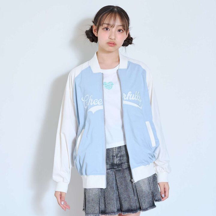 [High-Spec Outerwear] Varsity Jacket,Black, medium image number 4