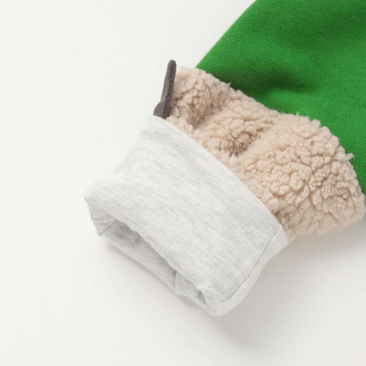 Korobokkuru Bear Sweatshirt,Moss green, large image number 7