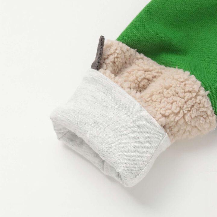 Korobokkuru Bear Sweatshirt,Moss green, medium image number 7