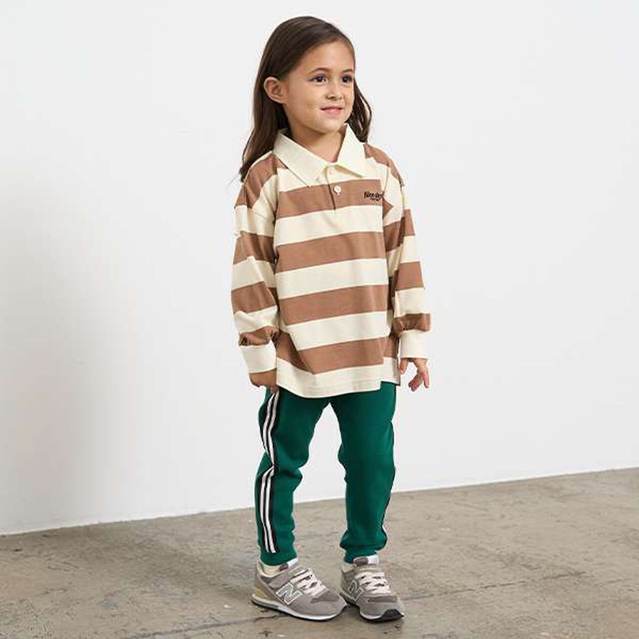 Oversized Silhouette Rugby Shirt,Moss green, large image number 16