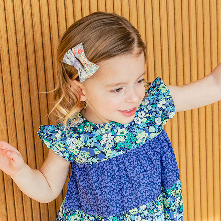 Liberty Ribbon Hair Clip,Lime, medium image number 5