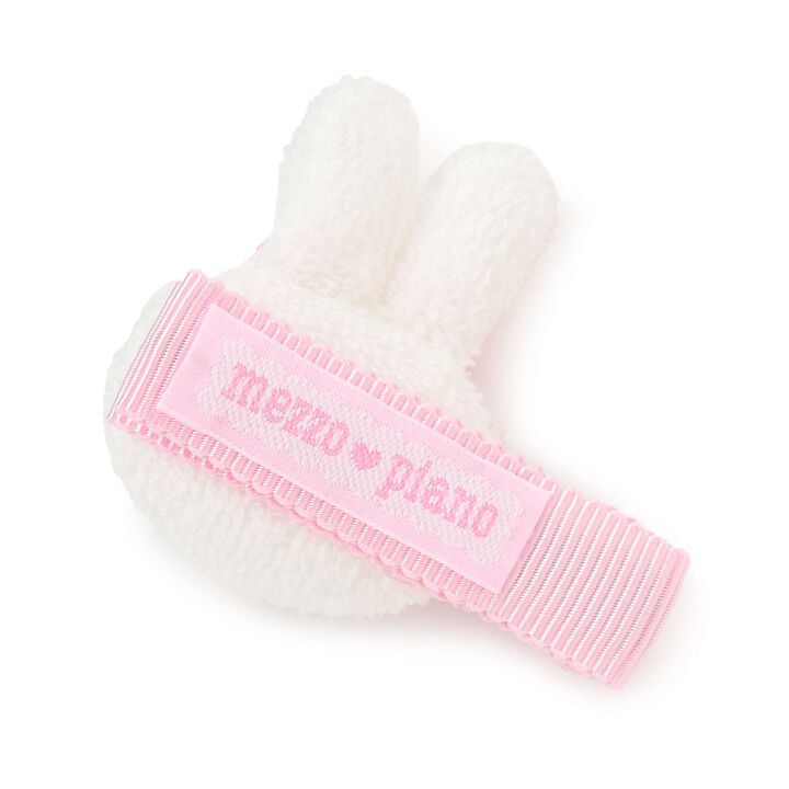 Rabbit Mascot Hair Clip [Made in Japan],White, medium image number 1