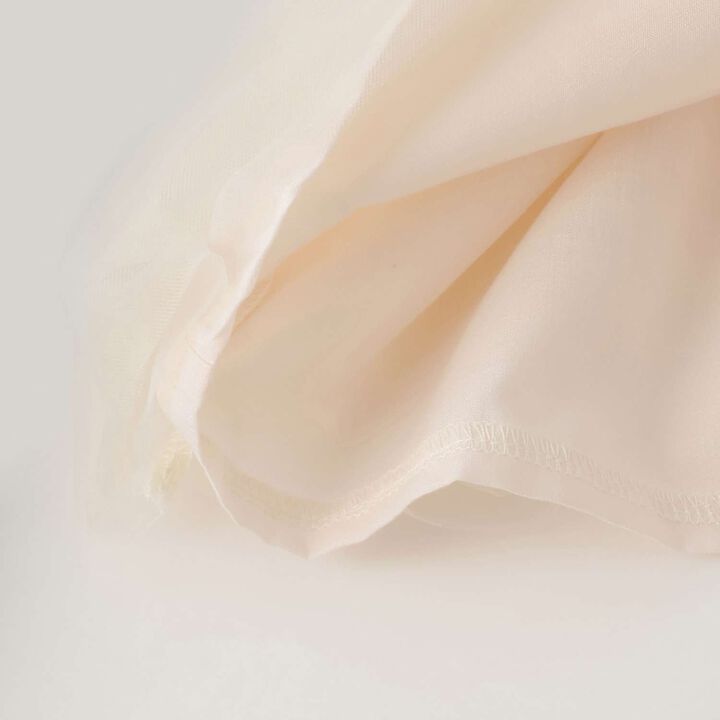 Flower Tulle Long-Sleeve OP Set,Light pink, medium image number 7