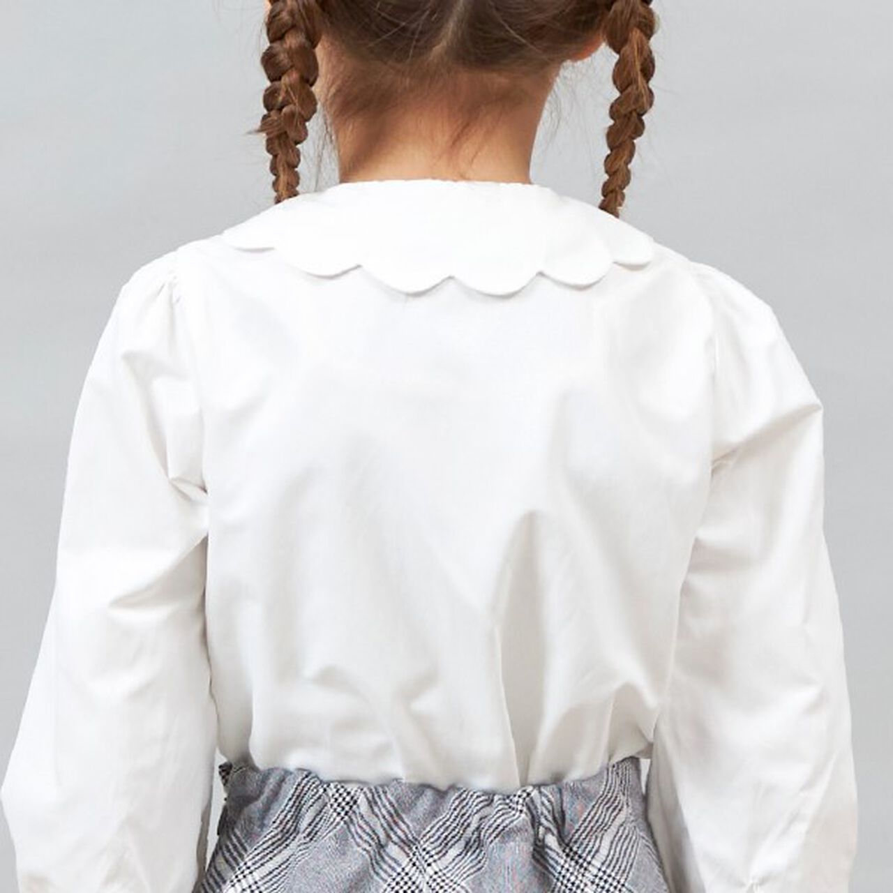 KP Scallop Trim Collar Blouse (110-130),, large image number 3