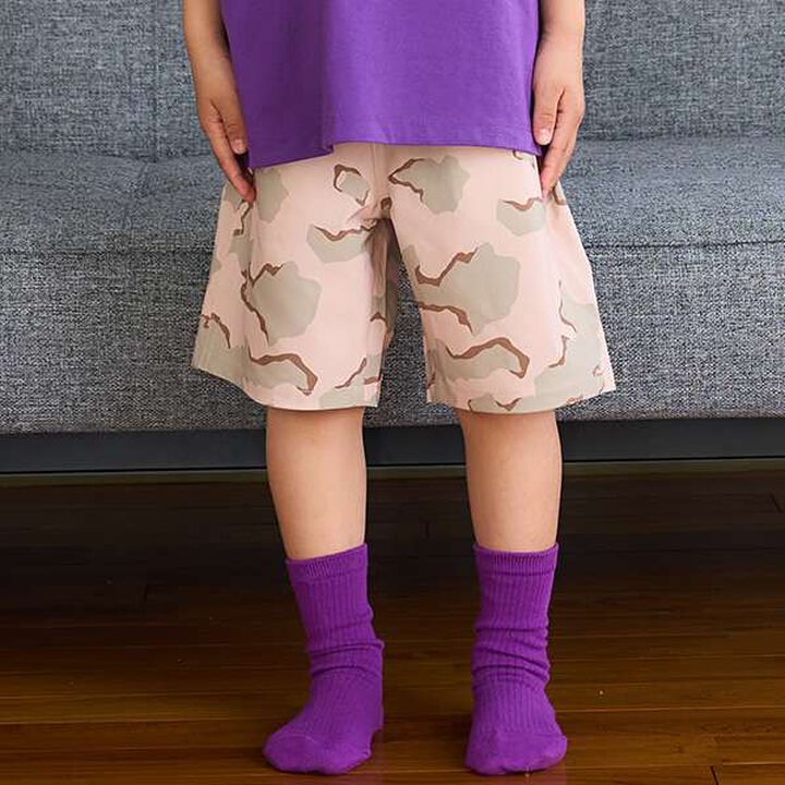 [Amphibious] Pattern Shorts,Light khaki, medium image number 0