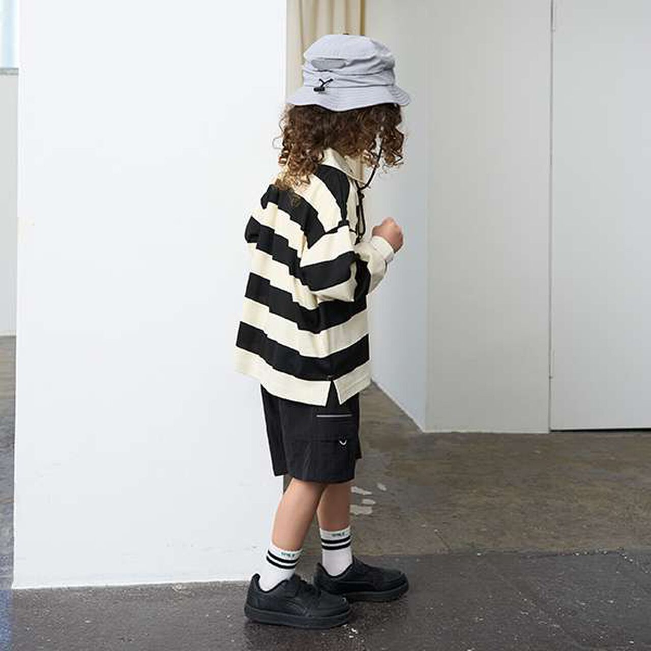 Oversized Silhouette Rugby Shirt,Moss green, large image number 6