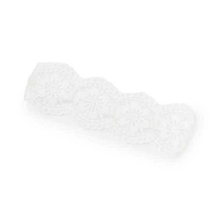 Lace Headband,Pearl white, medium image number 3