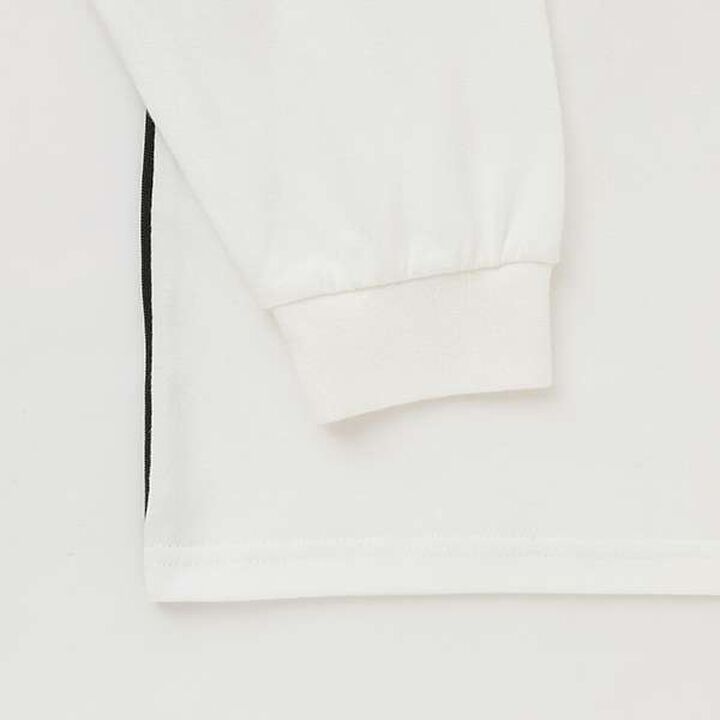 [MNCM] [Comfortable Jersey Fabric] Piping Big T-Shirt,Charcoal gray, medium image number 7