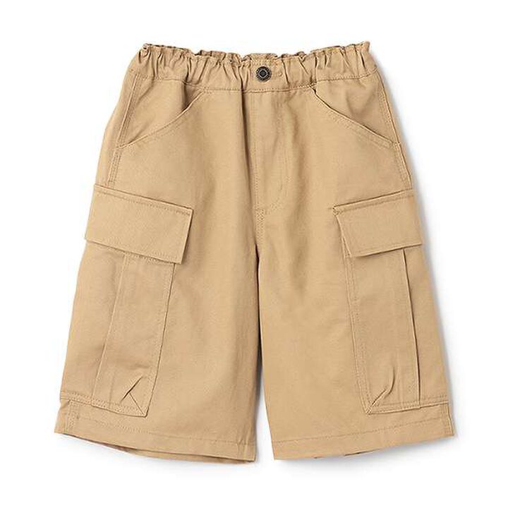 [SKIT0LY] Cotton Twill Cargo Half Pants,Beige, medium image number 12