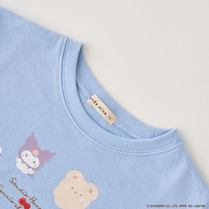 [Studio Hanul x Sanrio Characters] Peplum Silhouette Print Sweatshirt,Lavender, medium image number 7