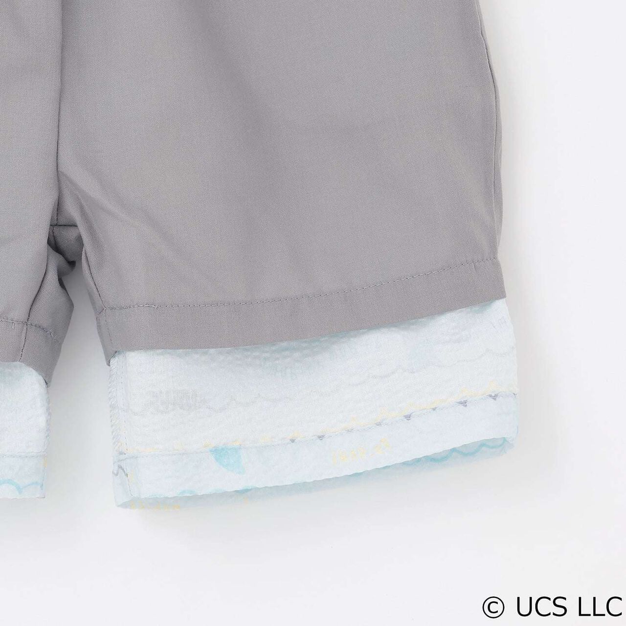 [WEB Exclusive] [JAWS] Seersucker Pattern Half Pants,Green, large image number 9