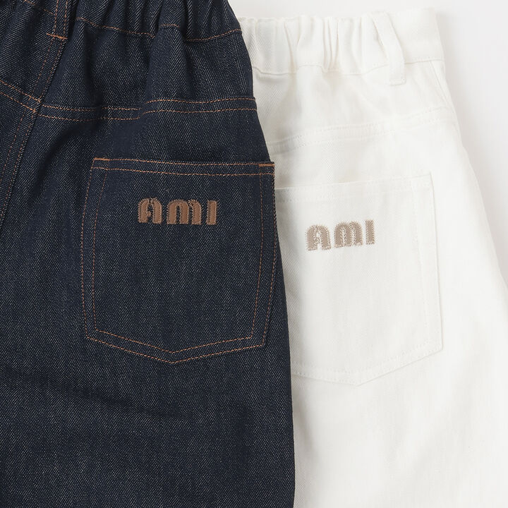 [AMI] Denim Shorts,Navy, medium image number 7