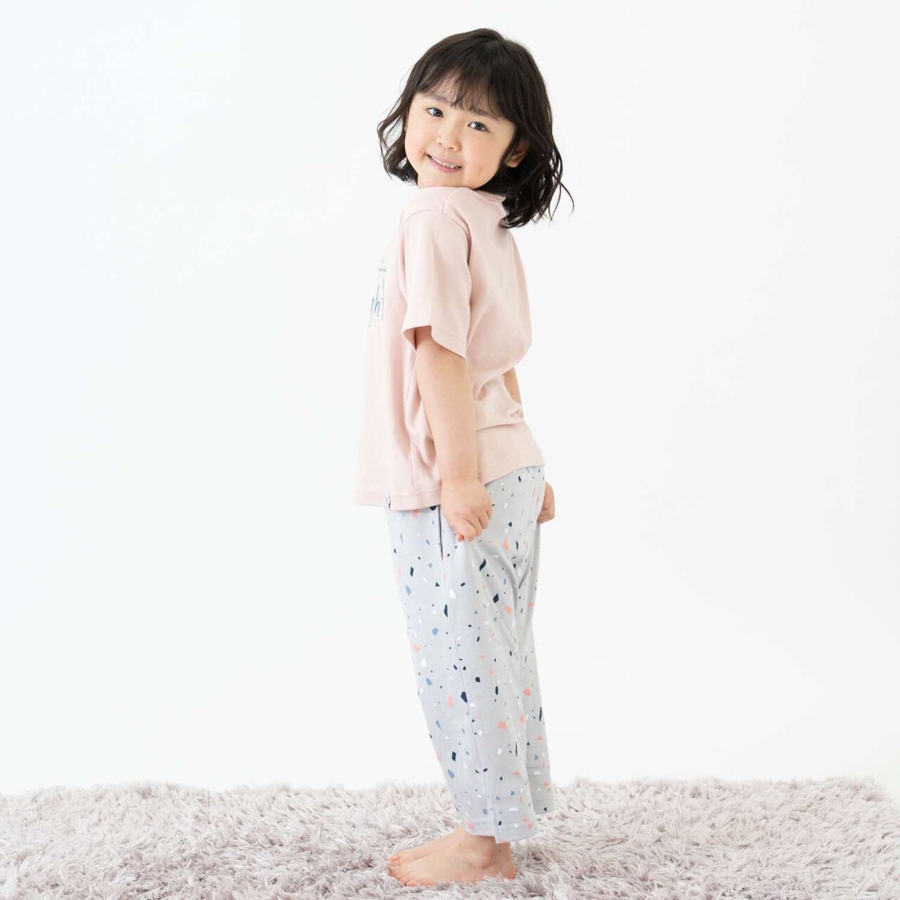 [One-Mile Wear] Assorted Smooth Pajamas,Salmon pink, large image number 1