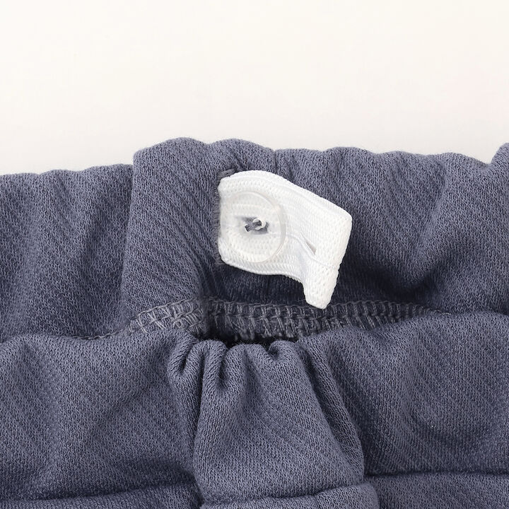 Rabbit Embroidery Cut Leggings,Blue, medium image number 3