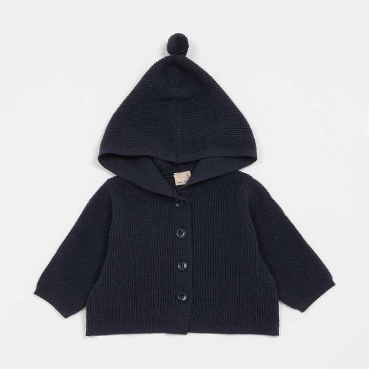 Hooded Cardigan,Light green, medium image number 13