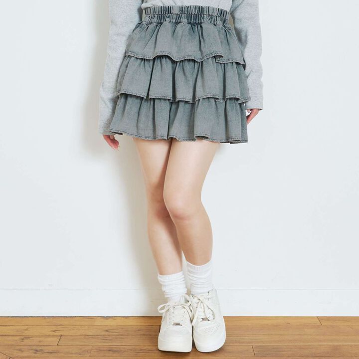 Assorted Tiered Frill Skirt,, medium