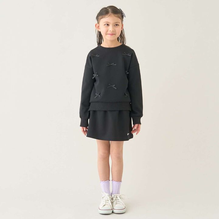 [School-Ready] Puff Sweat Skirt (with Shorts),Ivory, medium image number 22