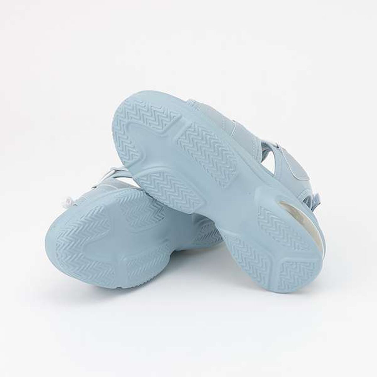 Drawstring Platform Sandals,Sax blue, large image number 10