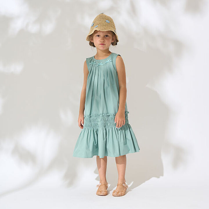 Shirred Tiered One-Piece Dress,Off white, medium image number 29