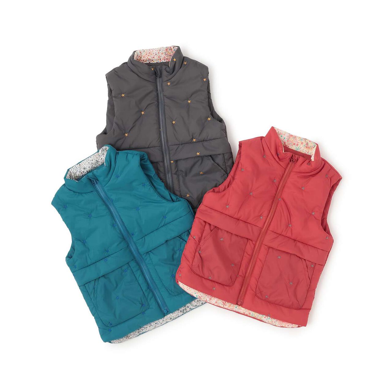 Liberty Adelaja Star Embroidery Vest,Blue, large image number 8